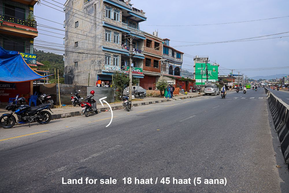 5 aana land on sale at Parsyang Pul of Pokhara-Baglung Highway