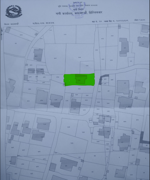 8 Aaana land with house for sale in prime New Baneshwor location