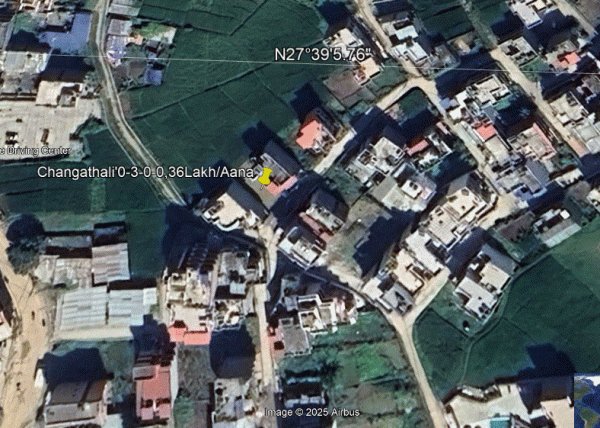 Commercial Land Sale at Changathali, 0-3-2-0, 36Lakh/Aana, East Face, Pitched Road 14ft, all fascilities