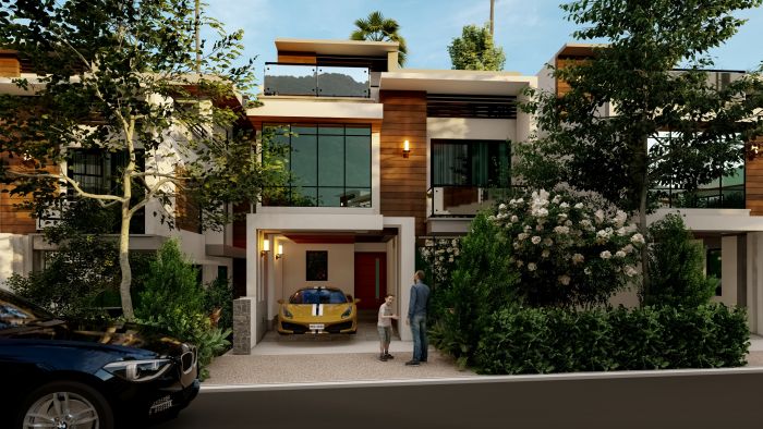 House for sale in housing community in Godawari