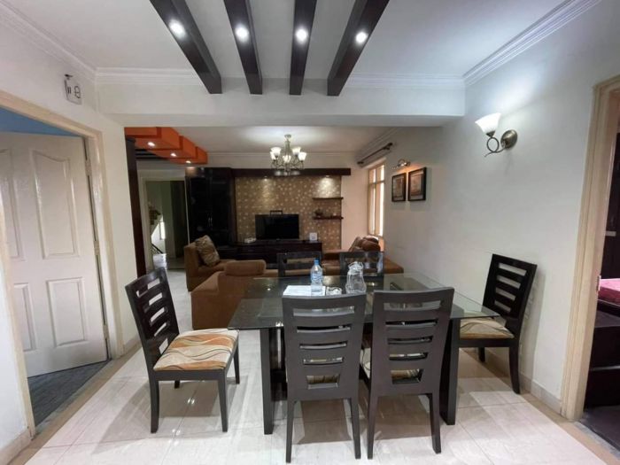 For Rent :- 4 BHK Fully Furnished Apartment on Rent at Dhobighat sunrise Tower