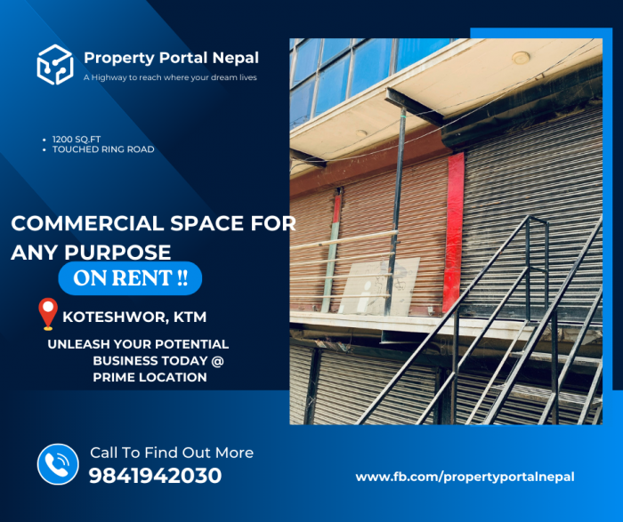 Commercial space rent for office at prime location of Kathmandu and Lalitpur.